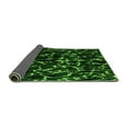 thumbnail image 2 of Ahgly Company Indoor Round Oriental Green Modern Area Rugs, 3' Round, 2 of 4