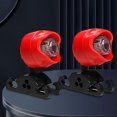thumbnail image 4 of Luces LED portátiles para zapatos Crocs, 2 uds., para acampar, caminar, correr (USB rojo), 4 of 8