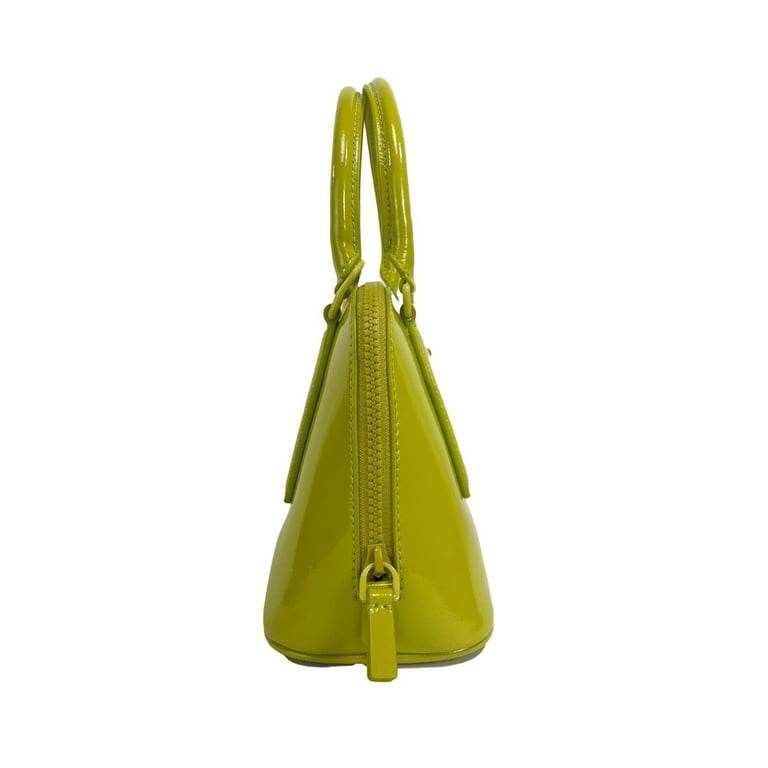 Marc Jacobs Small Citronelle Patent Leather Dome Satchel Crossbody