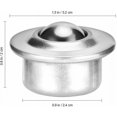 thumbnail image 3 of Jinsinto Conveyor Bearing Stainless Steel Transfer Ball Bearing Unit Universal Metal Base Mounted Ball Casters 10PCS -, 3 of 5