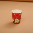thumbnail image 2 of 16Pcs Christmas Coffee Paper Cups Ugly Cute Pattern Disposable Cups for Xmas Winter Holiday Party Supplies Hot Cold Drinks, 2 of 8