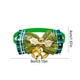 thumbnail image 3 of Fwttom Christmas Bow Pet Collar - Xmas Decorative Collar Pet Accessories with Bell, Cat Dog Collar for Puppy Kitten Small-Sized Pets, Christmas Decorations, 3 of 7