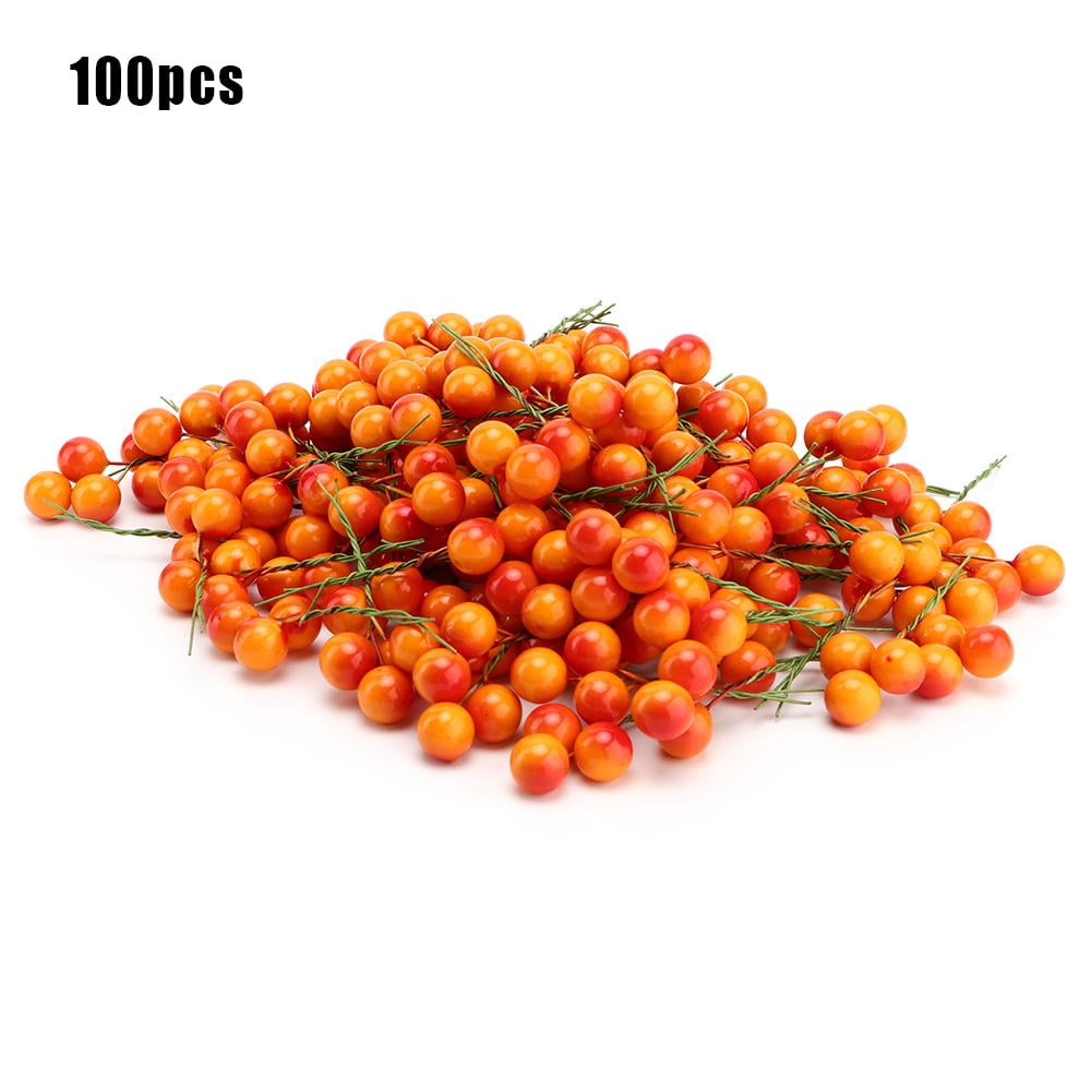 OTVIAP Artificial Berry, Artificial Berry Flower,100pcs Artificial