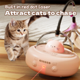 thumbnail image 6 of VOLIVO Interactive Automatic Cat Toys with Laser Pointer,Feather, Motion sensing, Rechargeable Indoor Playing Supplies for Kittens, 6 of 6