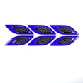 thumbnail image 2 of Sidaley 6 piezas de pegatinas reflectantes para carrocería de coche, pegatinas antideslizantes de fibra de carbono, accesorio Universal de Automoción decorativa y accesorios Azul, 2 of 6