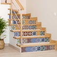 thumbnail image 4 of Mi Alma Vinyl Backsplash Decor - Orange Multi Vintage Peel & Stick Tiles 6x6, 4 of 10