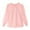 Light Pink, variant on Elegant Flocked Mesh Ruffle Blouse Long Sleeve Shirt With Elastic Stand Collar Tops For Girls Teenage Party Dress Tween Kids Summer Soft Comfy Cute Basic Tees