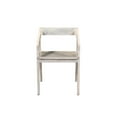 thumbnail image 2 of Pemberly Row Mid-Century Solid Wood Arm Chair in White Finish, 2 of 6