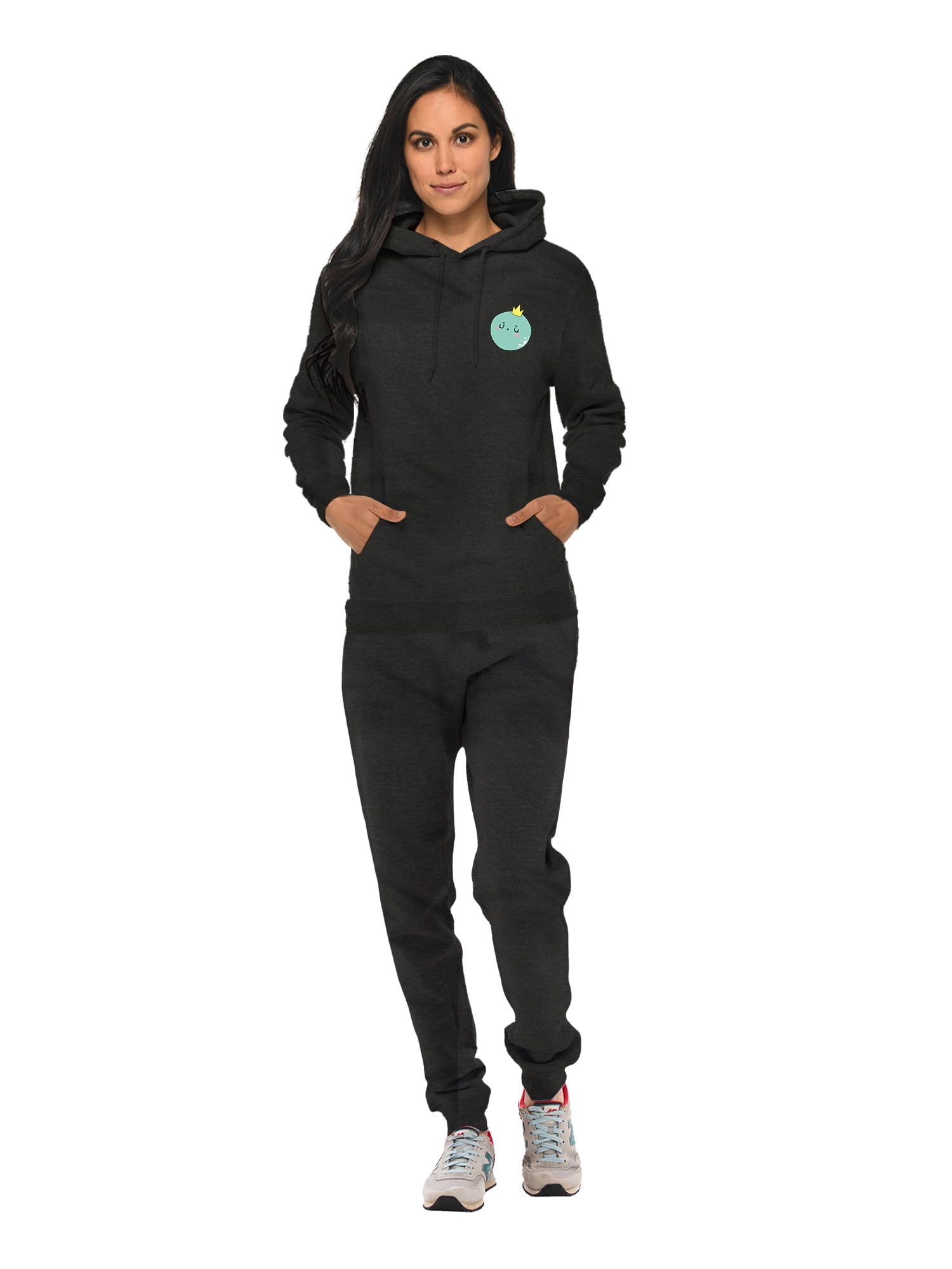 Sweatsuits 2Pcs Sets for Women Mens Tracksuit Unisex Hoodie and