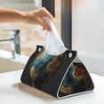thumbnail image 6 of Sikiie Owl Globe Sculpture Leather Tissue Box Cover Rectangle, Long Tissue Box Cover, Tissue Box Holder, Tissue Holder for Bathroom, 6 of 7