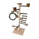 thumbnail image 1 of Percha para pájaros, soporte de escritorio para cacatúas, soporte sólido para beber, práctico, con cuenco, multifunción, soporte de escritorio para, 1 of 8