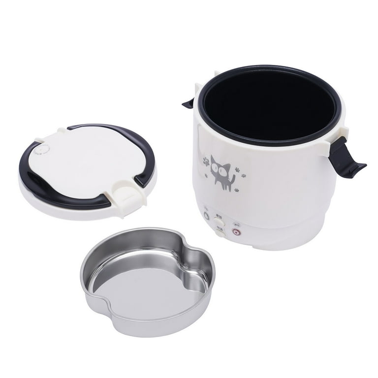 1 Cup Car-Mounted Mini Rice Cooker Steamer,Cooking for Soup Porridge and  Rice,Cooking Heating and Keeping Warm Function,for Cooking Soup, Rice,  Stews