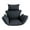 Black, variant on oshhni Egg Chair Cushion Easy to Install Chair Pad for Living Room Balcony Backyard Black