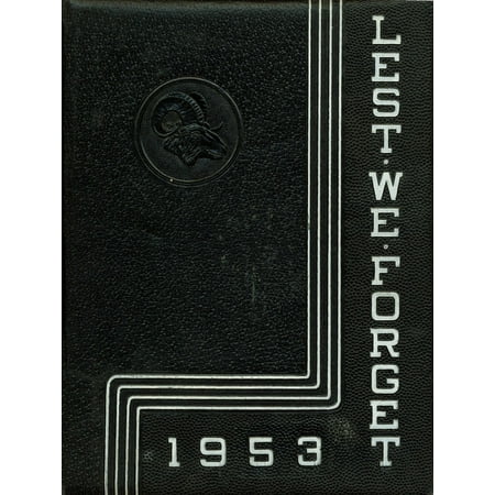 (Custom Reprint) Yearbook: 1953 Cridersville High School - Lest We Forget Yearbook (Cridersville OH)