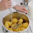 thumbnail image 2 of Awdenio Stainless Steel Wave Shape Potato Masher Tool, 2 of 8