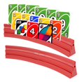 thumbnail image 1 of HLONK Card Game Card Holders Space Saving Plastic Card Holders Large Capacity Playing Card Holders Portable Storage Game Card Tray Keep Focusing Playing Card Rack for Kids, 1 of 11