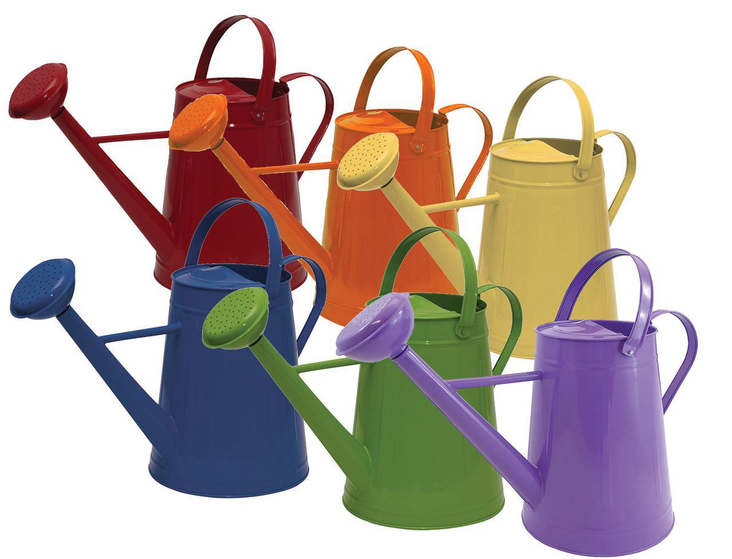 Tierra Garden 2.1 Gallon Blue Powder-Coated Galvanized Steel Watering Can