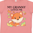 thumbnail image 4 of Inktastic My Granny Loves Me- Little Fox Boys or Girls Toddler T-Shirt, 4 of 5