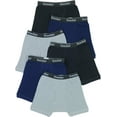 thumbnail image 7 of ToBeInStyle Boy's Pack of 6 Assorted Cotton Boxer Briefs - Small, 7 of 7