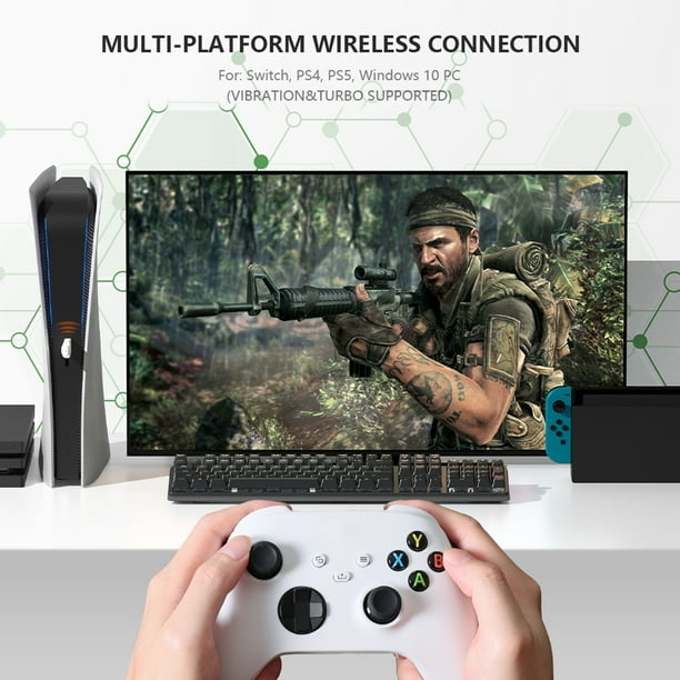 Xbox wireless hotsell adapter multiple controllers