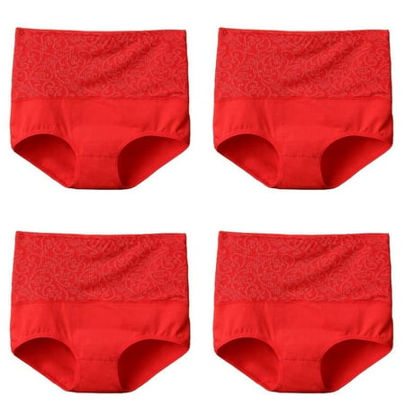 

QWZNDZGRCotton Underwear Women High Waist Lingerie For Ladies Briefs Tummy Control Panties C-Section Recovery XXXXL Plus Size Underpants