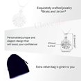 thumbnail image 7 of Platinum Plated Daisy Flower Necklace Charm Round Cubic Zirconia Sunflower Pendant Choker Necklaces for Women Y900-Silver color, 7 of 7