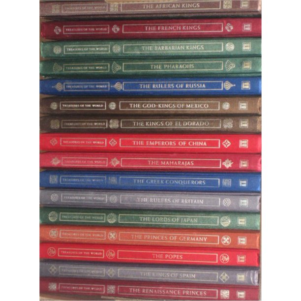 Treasures Of The World Complete 19 Vintage Book Set 16 Hardcovers Walmart Com