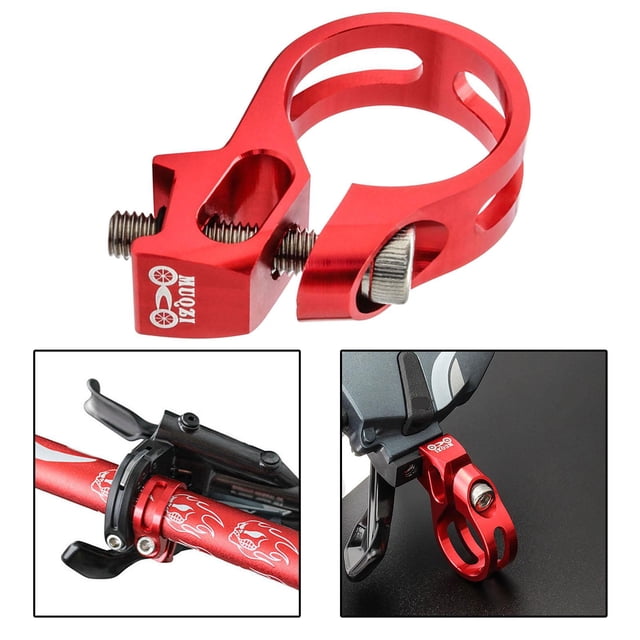 Conjunto de Abrazadera de cambios DYNWAVEMX para bicicleta rojo 45x22x12MM