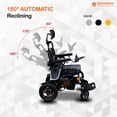 thumbnail image 4 of Bangeran - Thunderbolt New Shock Absorber Reclining Electric Wheelchair, Portable & Foldable Wheel Chair, 4 of 5