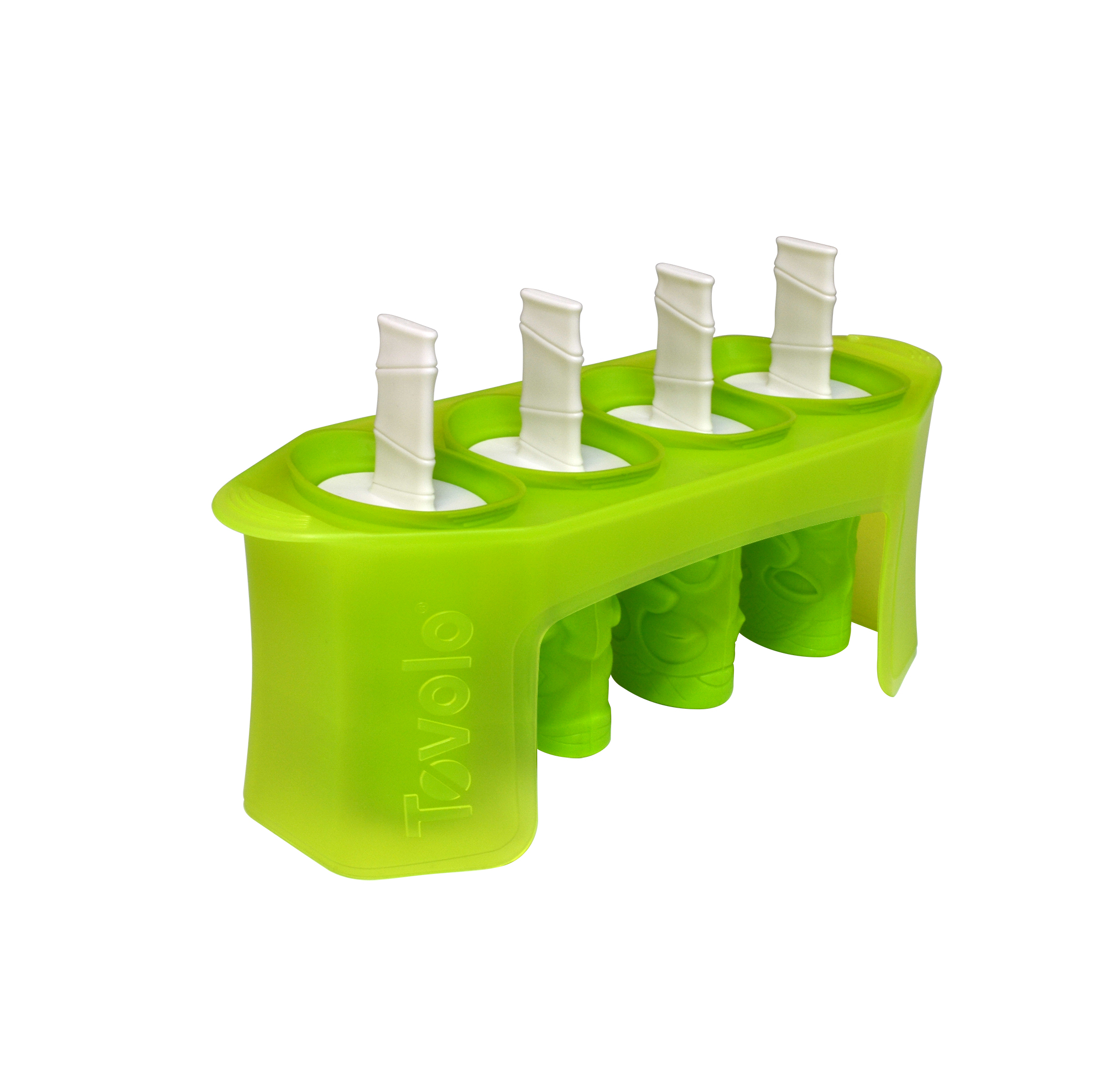 Tovolo Tikis Silicone Popsicle Molds Set with Base, Set of 4 - image 2 of 4