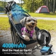 thumbnail image 6 of Auto-Oscillating Clip-On Fan, Stroller Fans For Cooling And Sleep, 4000mAh Rechargeable Battery, 3 Speeds, Portable Fan W/LED Night Light, Stand/Clip/Hang Personal Fan, Beach Tent Fan, 6 of 12