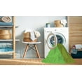 thumbnail image 2 of Ahgly Tapis d'Intérieur Lavable en Machine Carré Vert Vif, 3 Pieds Carré, 2 of 7