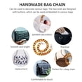 thumbnail image 2 of EeaseCA 1 Pc Beautiful Bag Decor Practical Shoulder Strap Bag Acrylic Decoration Chain, 2 of 7
