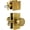 Antique Brass, variant on 2 Pack Gold Dummy Door Knob Interior,Satin Brass Bifold and Closet Door Knobs Inactive Dummy Door Handles