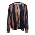 thumbnail image 6 of clear 50% off Usmixi Under $5 Sweatshirt for Women Winter Crewneck Sweatshirt Womens Plus Size Loose Long Raglan Sleeve Pullover Tops Fashion Tie Dye Print Ladies Girls Tunic Blouses, 6 of 6