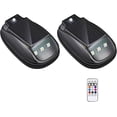 thumbnail image 1 of PEONAVET Solar Lamp Solar-Powered Car Roof Light Waterproof Remote Control Installation Wireless No-Drill Solar Powered LED Roof Marker Lights Remote Control Solar Car Roof RGB, 1 of 5
