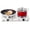 Silver, variant on Countertop Electric Single Burner 1500W Portable Heating Hot Plate Stove Kitchen Cooker Stove with Non Slip Rubber Feet 5 Temperature Adjustments Black