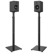 USX MOUNT Speaker Stand Height Adjustable for Satellite & Bookshelf Speaker(Only Speaker Stand Pair) - 11LBS Capacity