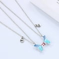 thumbnail image 6 of 2Pieces/set for Butterfly Friendship Necklace Best Friend BFF Necklace Gift For, 6 of 9