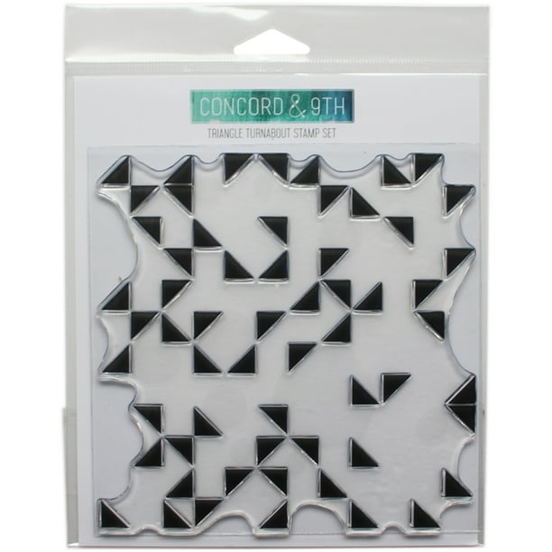 Concord & 9Th Clear Stamps 6"X6"-Triangle Tournant