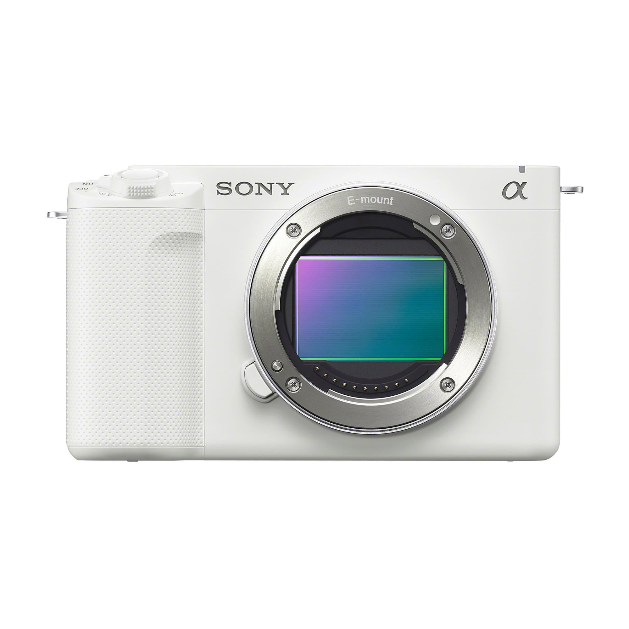 Sony Alpha ZV-E1 Camera with 50mm Lens, Grip, and Shotgun Mic