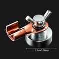 thumbnail image 5 of Sylvtty 2Pcs Welding Magnetic Grounding Clamps High Conductivity Strong Magnetic Adsorption Welding Ground Clamp Tools, 5 of 7