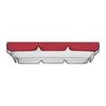 thumbnail image 3 of Cubierta de dosel para silla columpio de Patio, cubierta a prueba de sol, impermeable, cubierta para hamaca de jardín de 3 plazas para patio, Rojo, 3 of 8