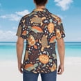 thumbnail image 6 of Haiem Turtles and Sea Plants Printed Hawaiian Shirt for Men - Men’s Casual Beach Summer Shirts - Stretch Fabric with Modern Fit-3X-Large, 6 of 9
