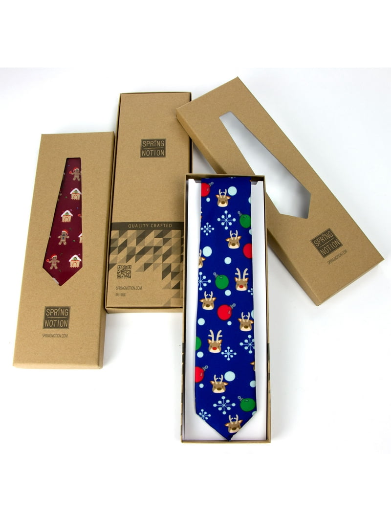Spring Notion Boy's Printed Microfiber Christmas Theme Pretied Spring Notion Boy's Printed Microfiber Christmas Theme Pretied
