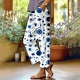 thumbnail image 2 of Icvfdpl Casual Pants For Women,Printed Pants Streetwear,M, 2 of 5