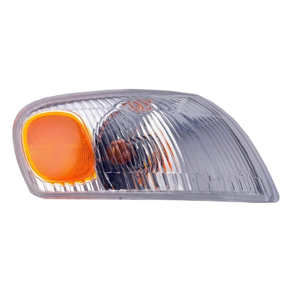 KarParts360 For Toyota Corolla 1998 1999 2000 Turn Signal Light Driver Side | Amber/Clear Lens | Plastic Housing Material | 12 Volts | Bulbs Included | Replacement For 8152002040