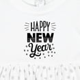 thumbnail image 4 of Inktastic Happy New Year in Hand Lettering Girls Baby Dress, 4 of 5