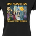 thumbnail image 3 of Disney Wish - One Wish Can Change The World - Juniors Fitted Graphic T-Shirt, 3 of 5