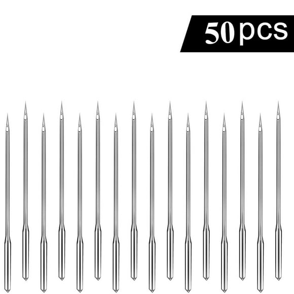 50 Uds agujas para máquinas de coser agujas de coser universales para el hogar para Singer Janome Varmax
